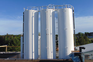 Dayton, Ohio painted storage tank silo project