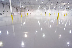 Grand Rapids concrete epoxy floor coating project