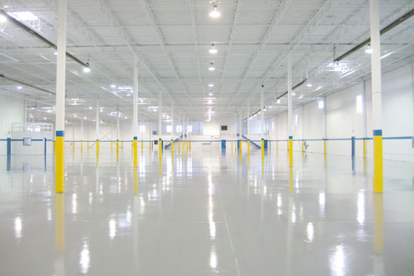 industrial painting of ceilings, walls and epoxy floors